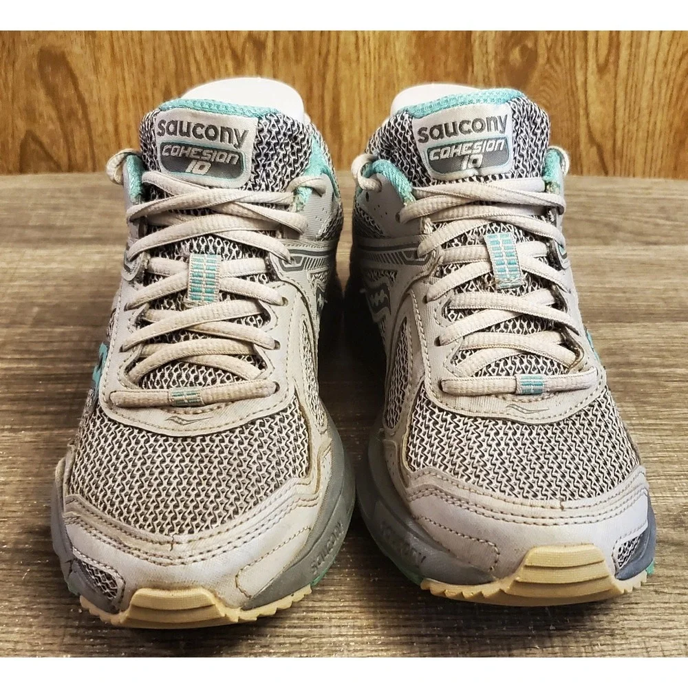 Saucony Grid Cohesion 10 Running Shoes Women's‎ Size 7 Gray